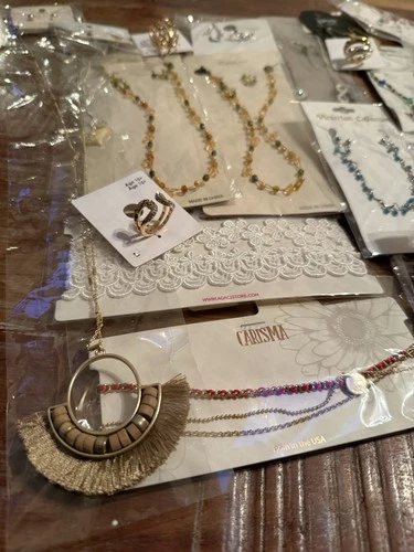 Jewelry Lot NEW with Tags! Gifts, Resell, Necklace, Bracelet, Earrings, Ring Etc