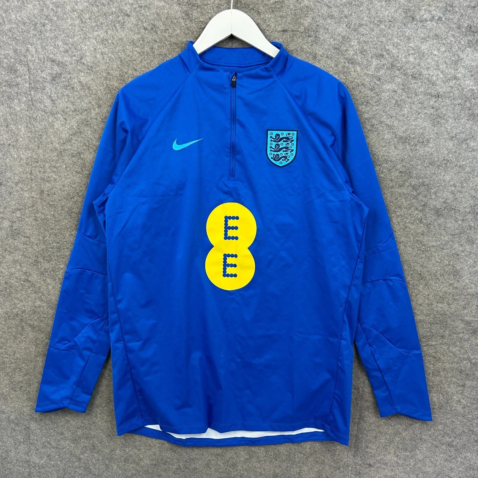 England Jacket Mens Large Blue Nike Storm Fit Player Issue Bench Warm Up 2022/23