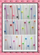 origami lucky star folding straw (90pc120pc70pc) transparent straws glow in dark