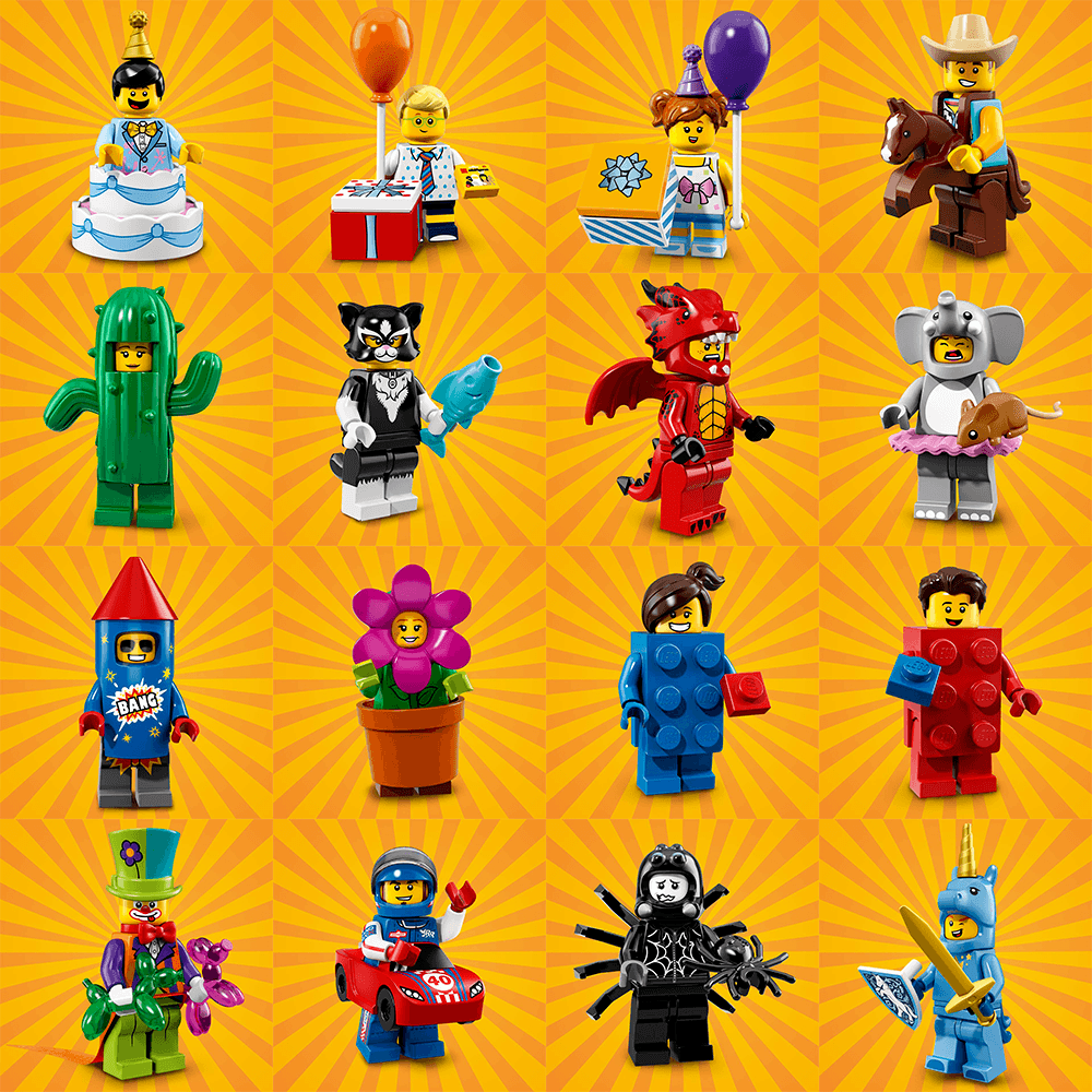 LEGO 71021 MINIFIG SELECT FIGURE SERIES 18 PARTY, VARIOUS OPTIONS