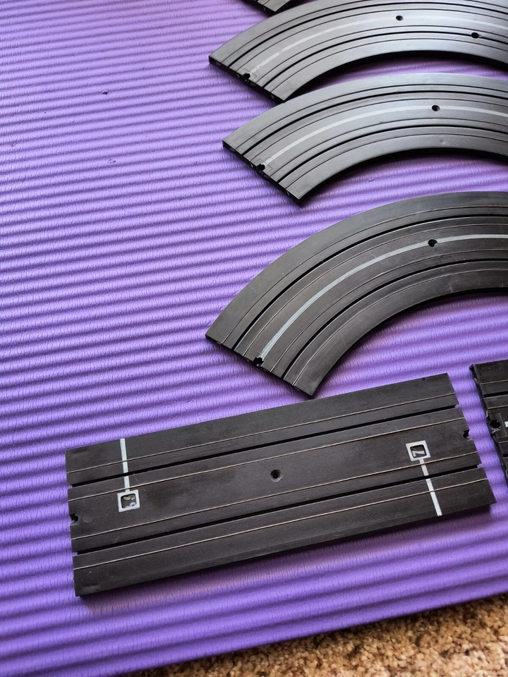 老式 Aurora 模型轨道汽车椭圆形轨道套装 20 世纪 60 年代缺失连接器用于零件 — 第 3/4 张图片