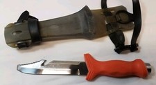 Deep See 8446/7/8 Fixed Blade Marine/ Scuba Diver Knife Stainless Sheath Straps
