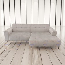 FurnitureDW Deluxe Oslo Open Plan Home Cinema Seating Sofa 2 Seater Silver Grey