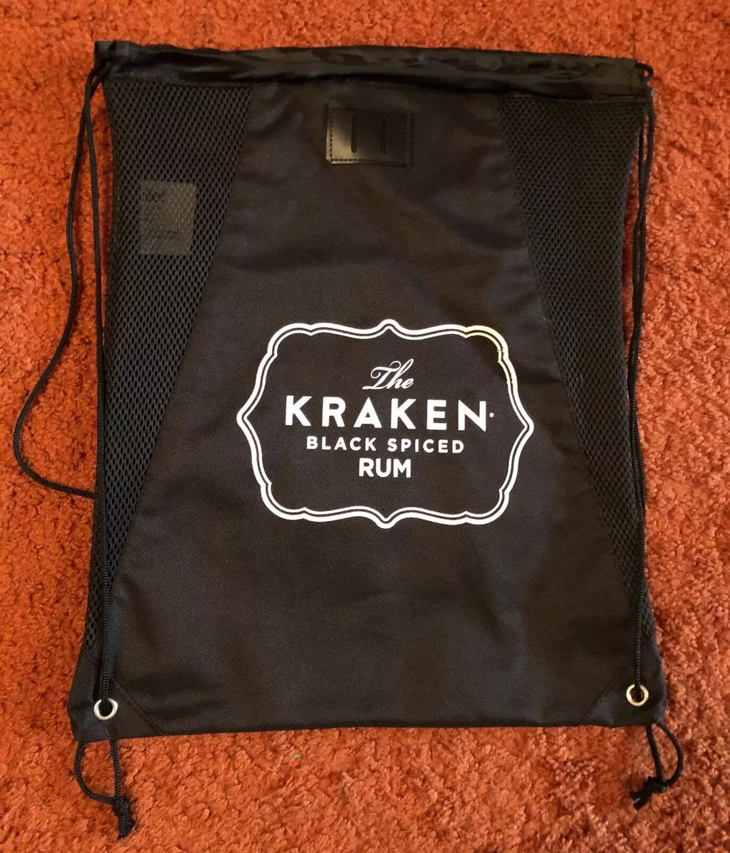 The Kraken Black Spiced Rum Draw String Backpack