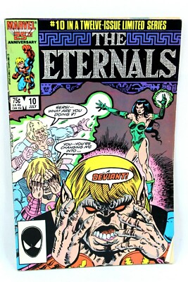 Eternals #10 Sersi Changing Me into a Deviant 1986 Marvel Comics G/G+