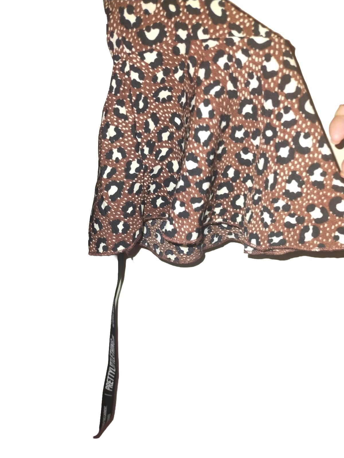 BNWT LADIES ANIMAL PRINT WRAP DRESS SZ 16 BY PRETTY LITTLE THING eBay