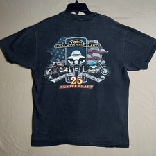 1990s Vintage Harley-Davidson York Assembly Plant 25th Anniversary T Shirt Sz M