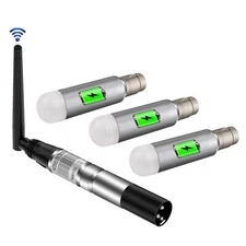 2.4G Wireless Rechargeable Receiver DMX512 XLR Transmitter Set For Stage Lights