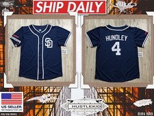 Genuine MLB San Diego Padres Baseball #4 Nick Hundley Petco Jersey Men XL XLARGE