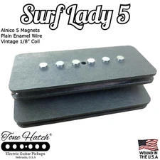 ToneHatch Handwound Vintage Class Alnico 5 Jazzmaster Pickups Set-Made 2 Order