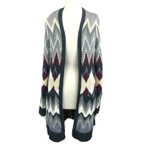 Chunky Knit Open Front Sweater | eBay
