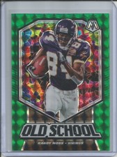 RANDY MOSS 2019-20 PANINI MOSAIC OLD SCHOOL GREEN PRIZM VIKINGS