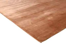 Solid Copper Hand-Tufted Area Rug | Rugs for Living Room | Solid silk rug