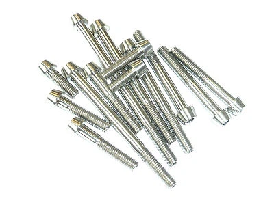 JAYBEEBIKERBITS M6x1.0x 90 95 100 20 30 TITANIUM TAPERED CONE SOCKET CAP HEAD BOLT SCREW gr5 Ti