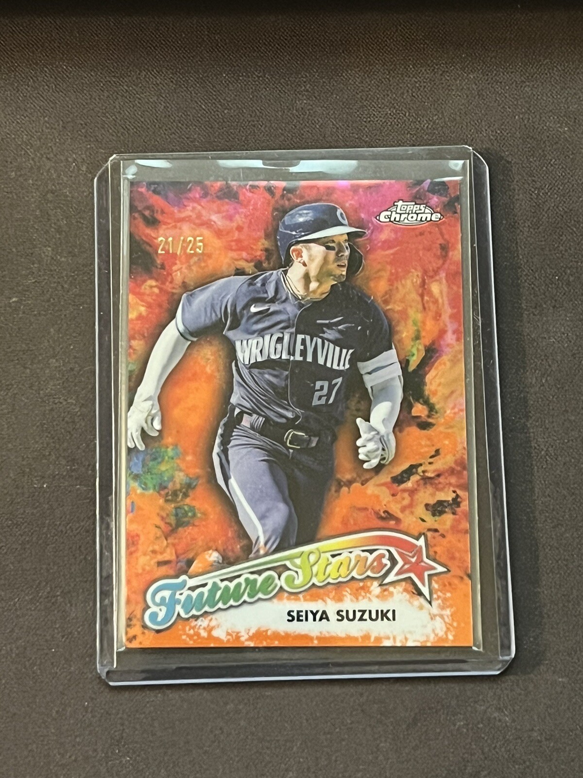 2023 Topps Chrome Seiya Suzuki Future Stars Orange Refractor /25