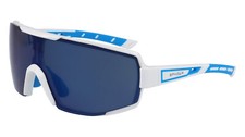 New Spyder Shield Sunglasses - SP6007 101 - Snow White / Grey Lens  140-00-130 