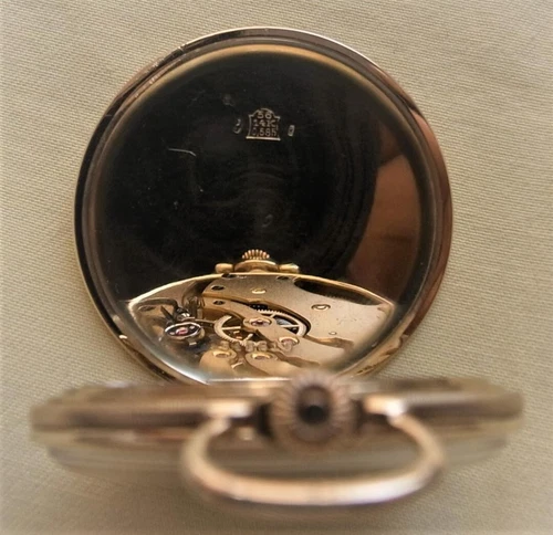 Ulysse Nardin Vintage Pocket Watch Manual Movement 14k Case Vintage Japan - Picture 4 of 7