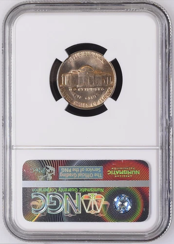 1954-S/D NGC MS66 Pop 43, ZERO Numerically Higher! Dramatic D/S Jefferson Nickel