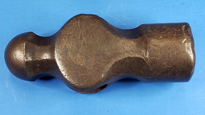 Blacksmith Hammer Head Ball Peen Tool Worn Logo 1 lb. 5.6 oz.