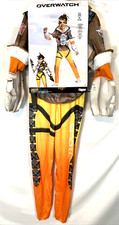 New Disguise Overwatch Tracer Jumpsuit w/Mask Unisex Child Size M 7-8 HA10d