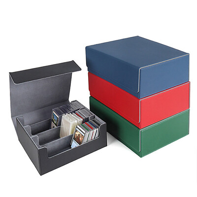 3-Row Storage Box Baseball Basketball Trading 1800+ Sport Cards Holder Deck Case