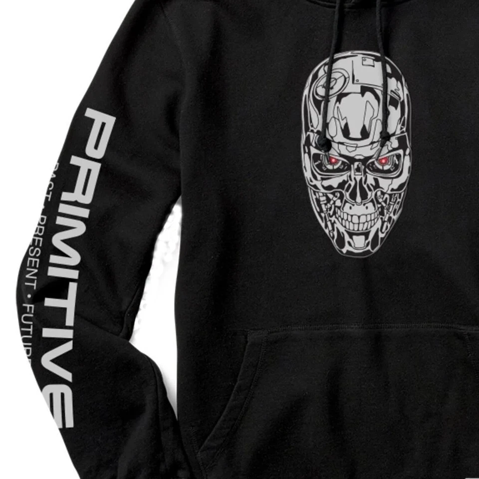 Primitive Terminator 2 Judgement Day Skynet Hoodie Men's Black - NWT - Image 2 of 3