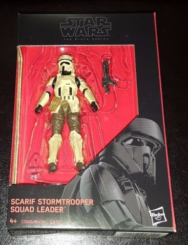 STAR WARS SCARIF STORMTROOPER SQUAD LEADER BLACK SERIES 3.75" ROGUE ONE WALMART - Picture 1 of 3