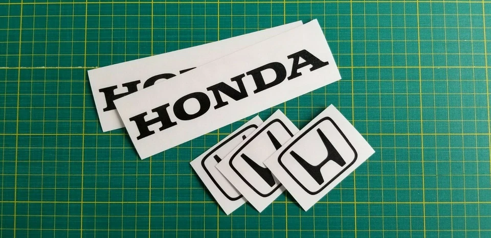 Juego de calcomanías Honda. 6 piezas. Civic Accord Integra CRX CRZ CRV. ¡Se puede personalizar! Foto 3 de 4