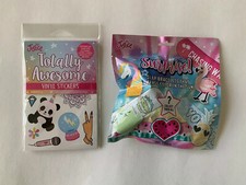 NEW Justice Vinyl Stickers And Surprise Slap Bracelet