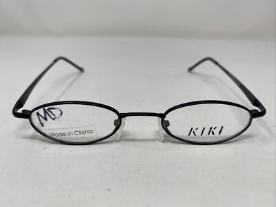 Kiki Eyeglasses Frame K-017 MBLK 42-20-135 Matte Black Full Rim Metal YI31