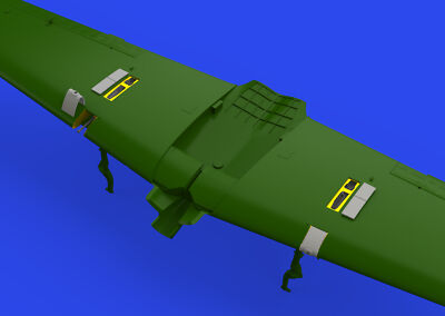 MW22 EDUARD 648883 A6M3 GUN BAYS SHORT BARREL PRINT 1/48  BRASSIN for EDUARD