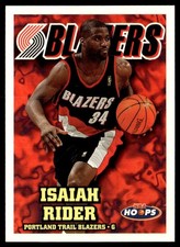 1997-98 Hoops Isaiah Rider Portland Trail Blazers #125