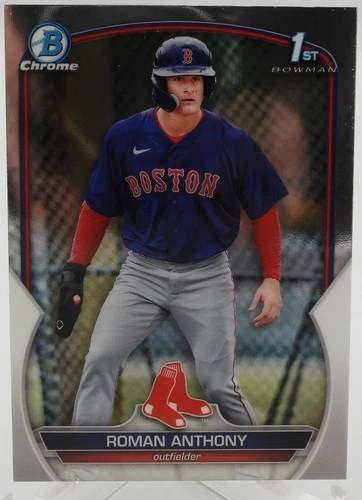2023 Roman Anthony 1st Bowman Chrome #BCP-71 Boston Red Sox Top Prospect ROOKIE