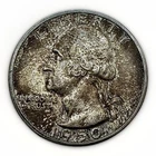 1950-D WASHINGTON QUARTER Heavily Toned BU 25c Never Cleaned