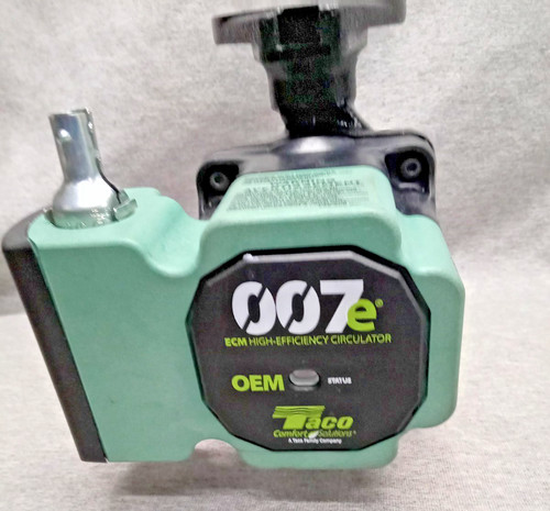Taco 007E2-F2 120V 60 Hz High Efficiency Cast Iron Circulator With 2 NEW Gaskets