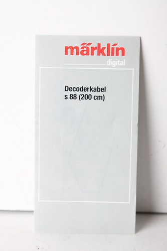 Märklin H0 Instrucciones para cable decodificador s 88 (355800) | Condition: Gut