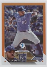2023 Topps Series 1 1st Edition Orange Foil 8/75 Max Castillo #251 0z92