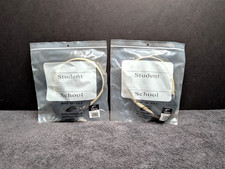 Lot of 2 Califone CA-2 Wired 3.5mm Stereo Headphones - Beige - Brand New Unused