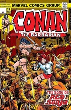 CONAN IL BARBARO #24 COPERTINA FUMETTO LUCIDO Poster stampa 16"x24" arredamento casa