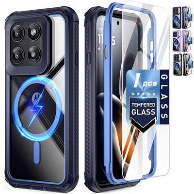 For Moto Edge 2026 Case Poetic With Screen Protector Shockproof Bumper Cover