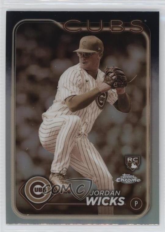 2024 Topps Chrome Sepia Refractor Jordan Wicks #67 7dw