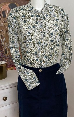 Lily & Me Rachel  Shirt Bluse Langarm moss  size: 38/ M Neu