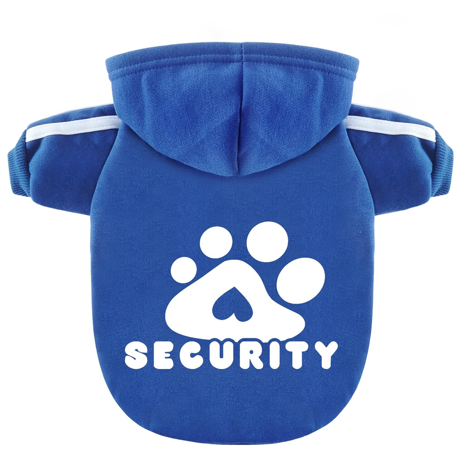Chien à capuche pull coupe-vent en coton isolant pour animaux Taille L