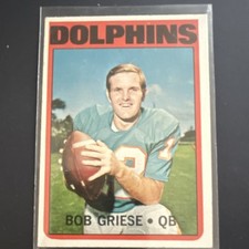 Topps 1972 - Bob Griese #80 Miami Dolphins NFL Football Card