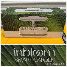 inBloom 12 Pods Hydroponics Growing System Indoor Garden w/ LED Grow Light - New