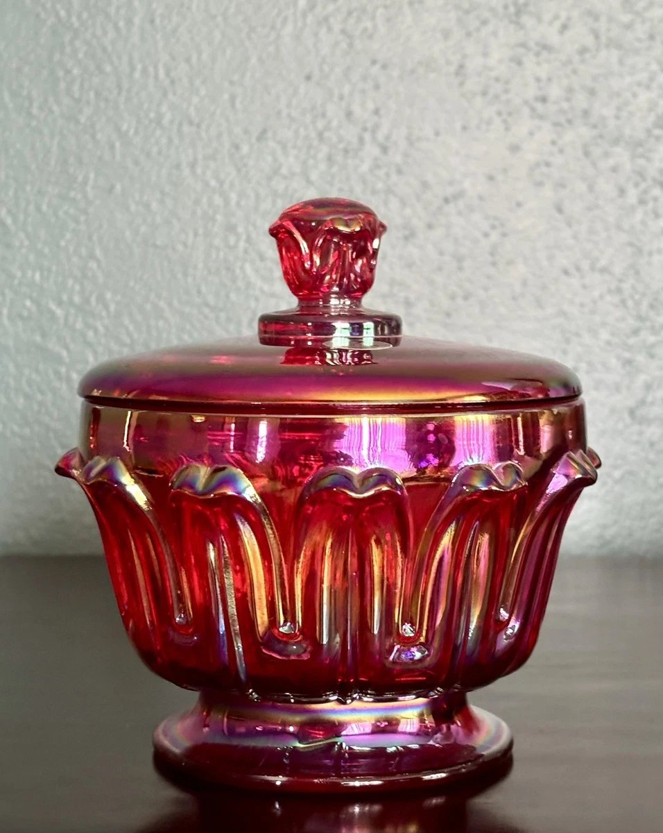 fenton carnival glass candy dish products for sale | eBay