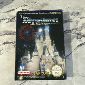 NES DISNEY ADVENTURES IN THE MAGIC KINGDOM NINTENDO GAME + BOX & MANUAL UK ORIG