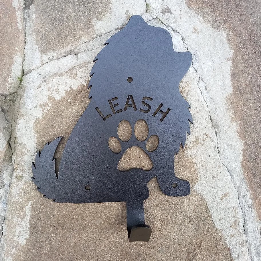 Gancho para cachorro maravilhoso e criativo. , gancho de coleira feito à mão, gancho preto para cachorro. - Imagem 4 de 4