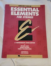 ESSENTIAL ELEMENTS FOR STRINGS Double Bass Book Music 1994 Method Learn Basics