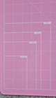 Reflections Self Healing Double Side Cutting Board Mat – Pink / White, 12x12 LNC — photo 2